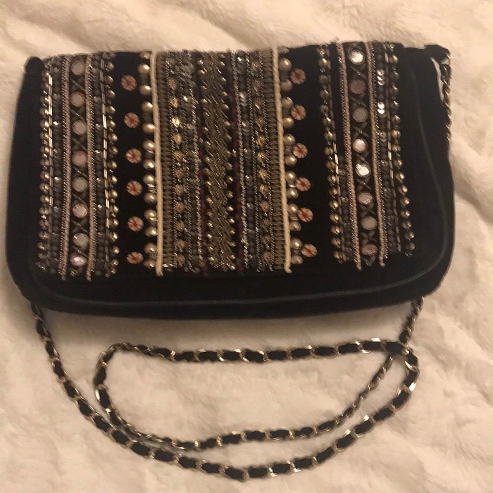 Jeweled velvet bag in great condition